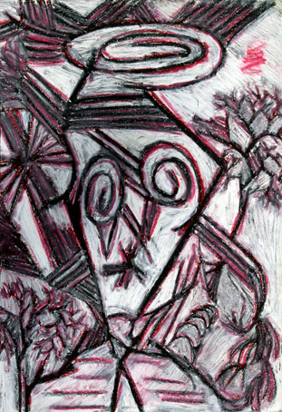 oils on paper 1991