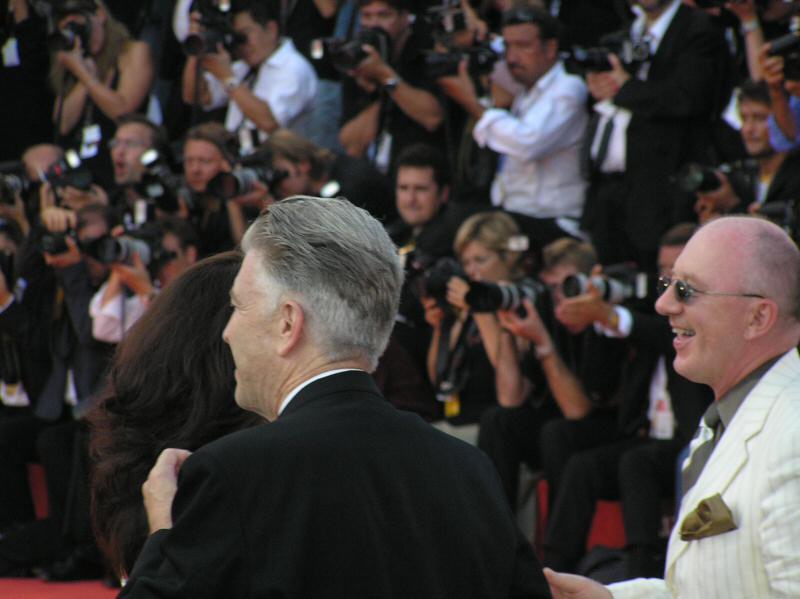 David on the red carpet